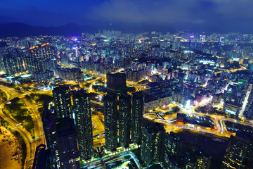 Obraz premium Hong Kong downtown