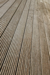 Terrace brown wood floor background