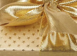 detail of golden ribbon