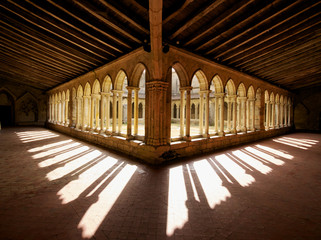 Cloister shadows France