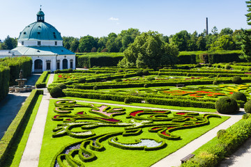 Flower garden of Kromeriz Palace, Czech Republic © Richard Semik