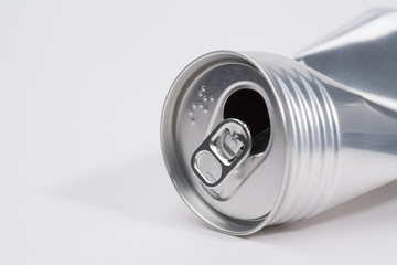 Crushed empty can