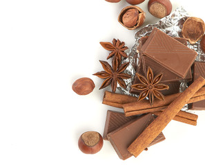 chocolate,nuts and spice