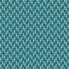 Raster-Hintergrund aus blauen und türkisen Kästchen