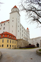 Obraz premium Die Burg von Bratislava in der Slowakei