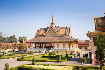 Fototapeta na wymiar Pałac Królewski w Phnom Penh