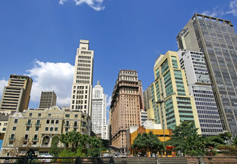 Fototapeta na wymiar Panoramę Sao Paulo, Brazylia.