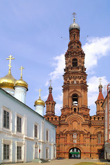 Fototapeta na wymiar Belfry Church of the Epiphany in Kazan