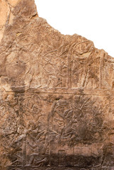 Archeologia - Mura incendiate della città assira di Ninive