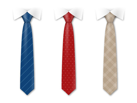 Cravates vectorielles 1