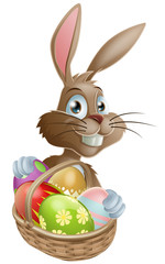 Chocolate eggs Easter bunny