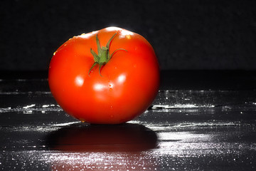 Fresh Ripe and Fleshy Tomato