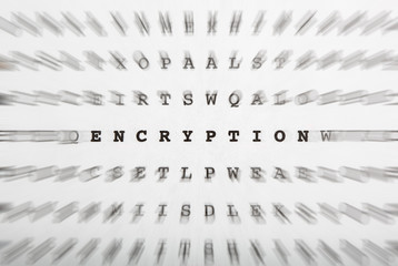 Crossword letters, focus on word encryption