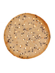 round cheese cracker biscuit