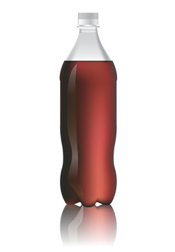 Bottle Of Cola Soda Vector Illustration