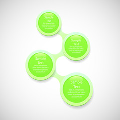 metaball colorful round diagram infographics