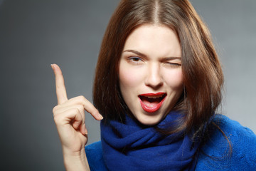 woman having an idea
