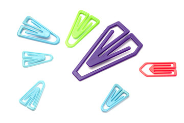 Colorful paper-clips