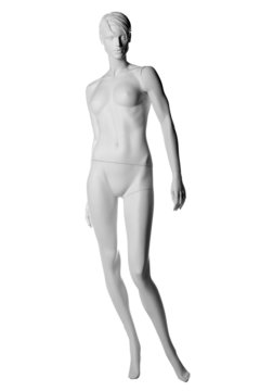mannequin female isolated