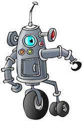 Fototapeta premium Bi-pod robot