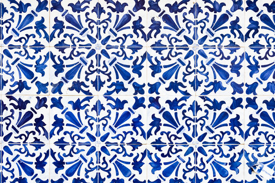 Traditionelle Azulejos in Lissbon, Portugal