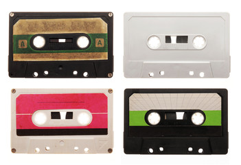 old audio tapes - obrazy, fototapety, plakaty