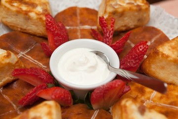 Cottage cheese baked pudding