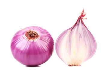 Red onions and slice.