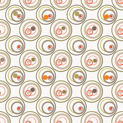 Circles seamless pattern