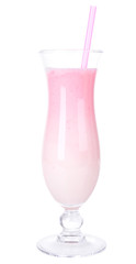 Milk shake isolated on white