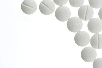 Weiße Tabletten