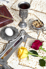 Matza bread for passover celebration