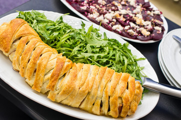 Filet in puff pastry