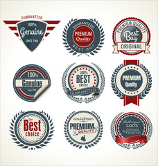 Set of retro vintage badges and labels
