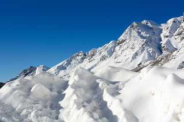 Fototapeta na wymiar Alta Valtournenche - Alpi Pennine - Dolina Aosty