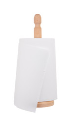 Kitchen paper towels on holder