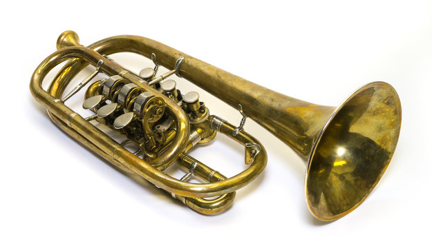 alte antike trompete