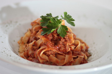 Food - pasta Bolognese