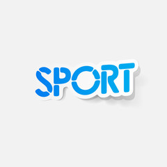 realistic design element: sport