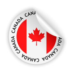 vector flag bent sticker