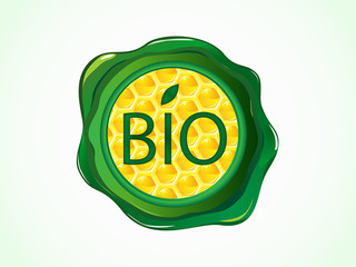 sceau bio miel