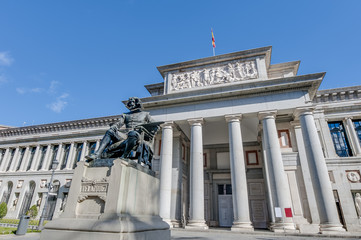 Fototapeta na wymiar Prado Museum in Madrid, Spain