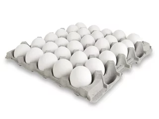 Zelfklevend Fotobehang 30 White Eggs © Todd Taulman