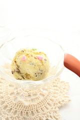 vanilla and chocolate chips ice cream