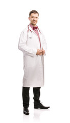 Doctor man with stethoscope