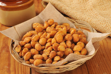 Honey roasted peanuts