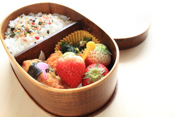 japanese homemade packed lunch