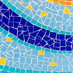 Color mosaic texture background