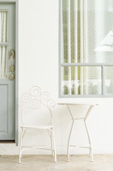 Table and chair