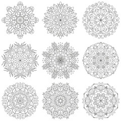 Abstract pattern, set